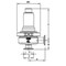 Druckminderer Type 8847 Serie P161 Edelstahl direkt wirkend Tri-clamp DIN 32676-A